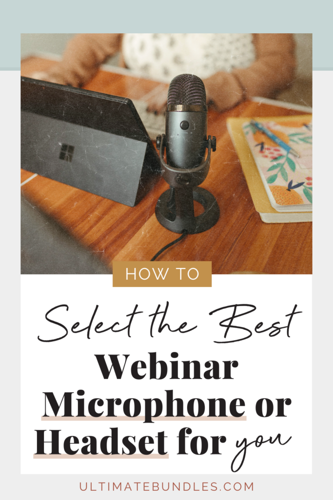 Best microphone 2025 headset for webinars