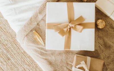 a neatly wrapped gift